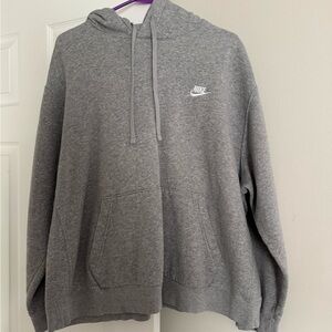 Nike Men's Gray Pullover Hoodie